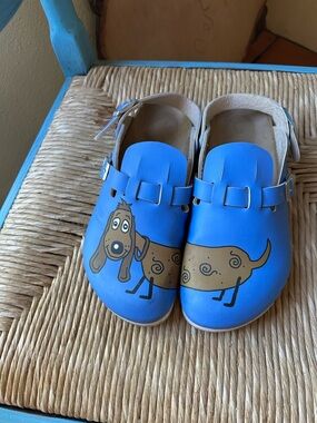 Birkenstock clogs with dog size 38 regular!